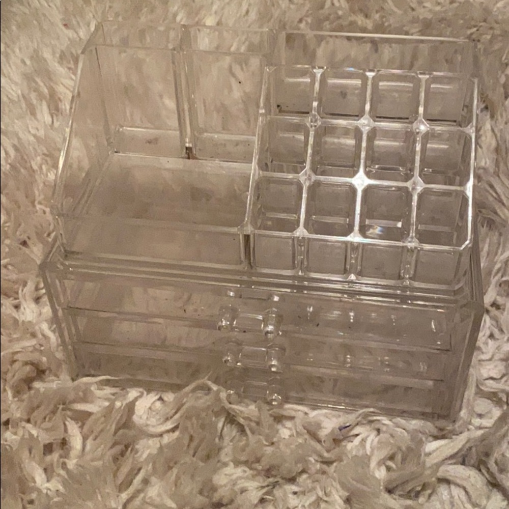 Clear Storage Drawer Set